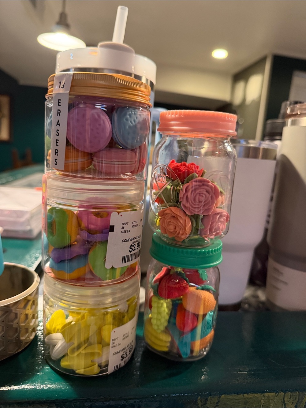 Multi-Color Kids Eraser Set - Assorted Shapes
